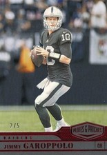 2023 Panini Plates & Patches Jimmy Garoppolo #80 Football Card