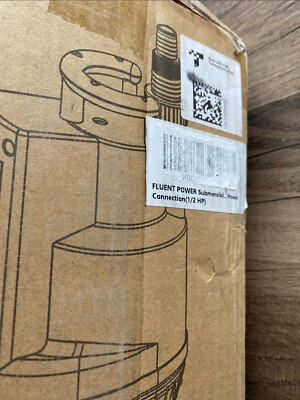 FLUENTPOWER 1/2HP Sump Pump 2500GPH Submersible Utility Pump, Automatic/U