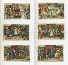 FIGURINE LIEBIG SERIE LA FATA DELLE BAMBOLE GIOCATTOLI (X2)