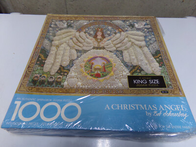 MAKE AN OFFER A Christmas Angel'' Bob Schneeberg Night Divine  1000 Pieces Jigsaw