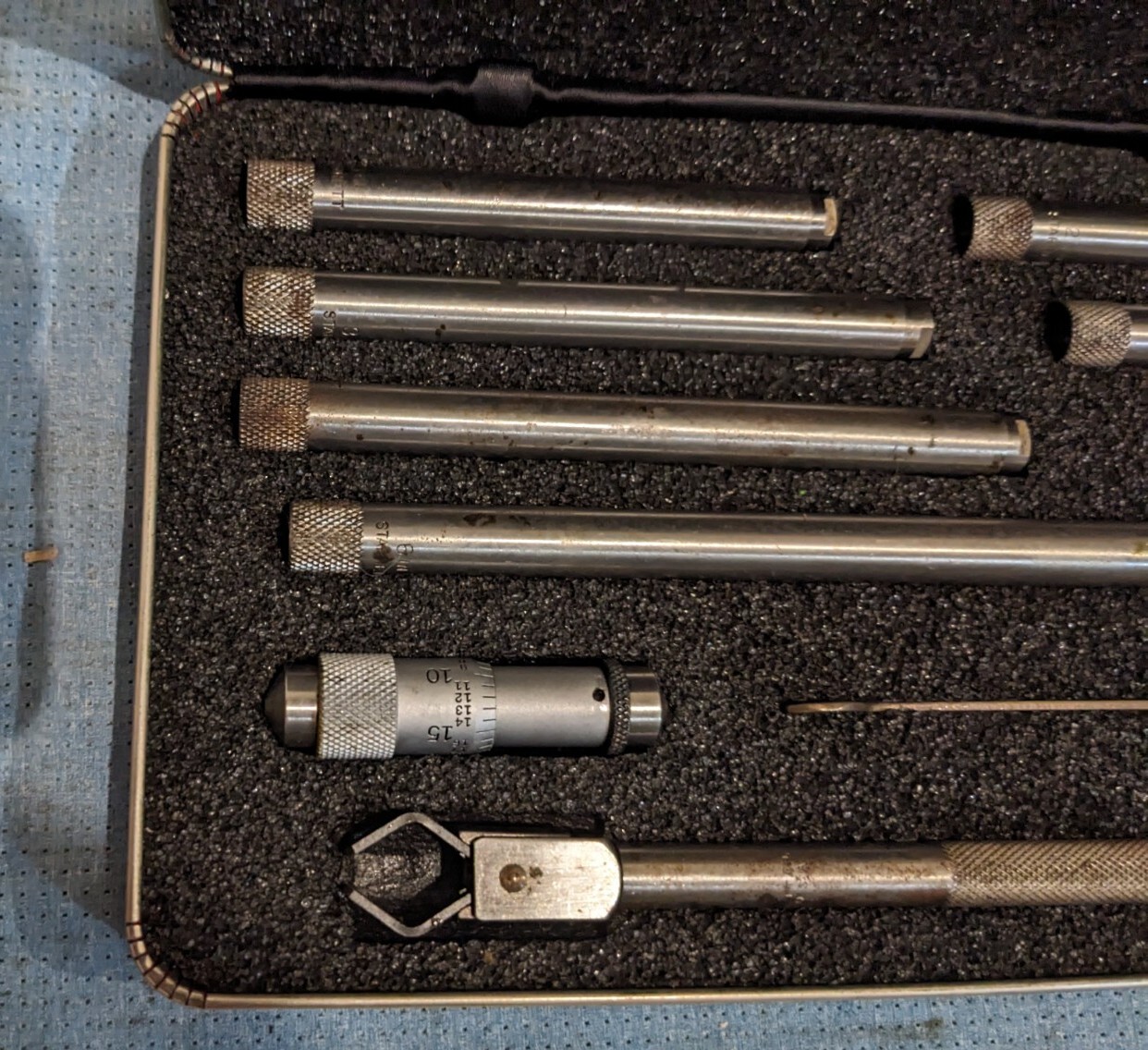 STARRETT INSIDE MICROMETER No. 823B 1 1/2” 12” Tubular Vintage eBay