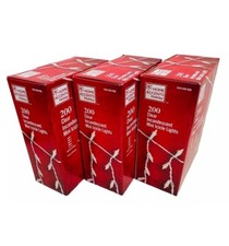 3 SETS Home Accents 200 Clear Incandescent Mini Icicle Lights 8ft 9in Holiday