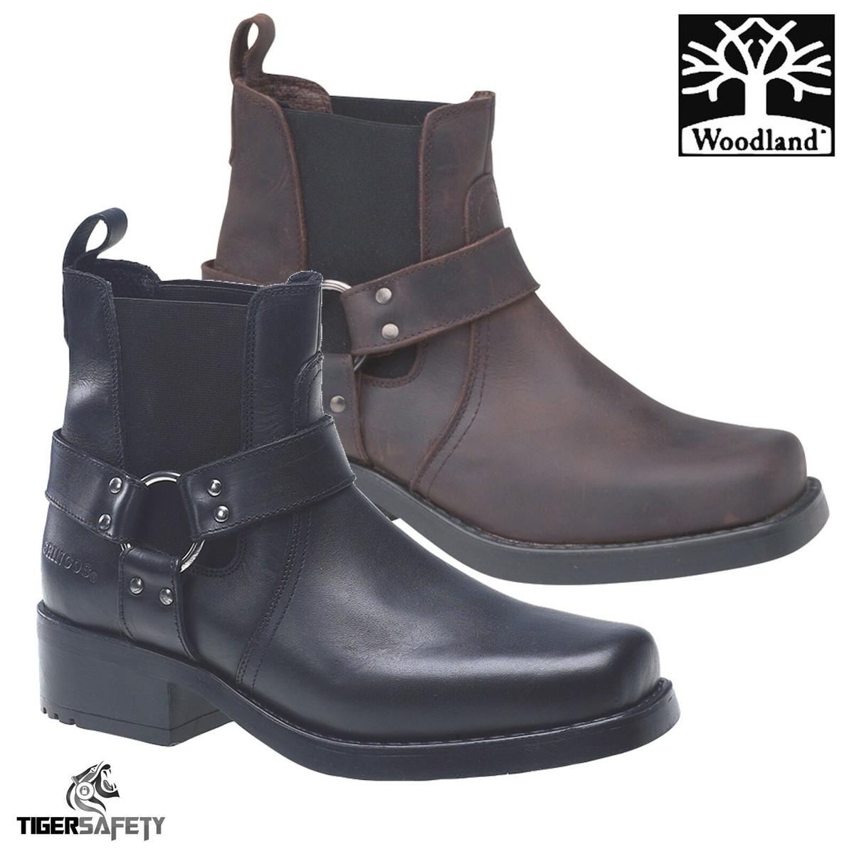 Woodland M486 Low Harley Mens Gusset Strap Biker Cowboy Western