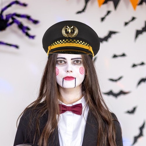 Sailor Hat Captain Dress Ship Costume Man Bachelor Party Accessories Festival - Afbeelding 5 van 12
