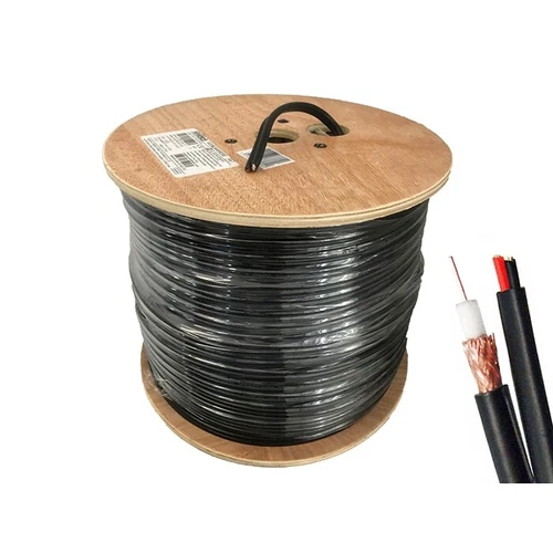 Cavo composto coax+alimentazione hikvision 50/100/200mt matassa