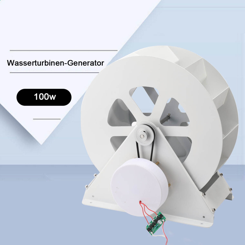Wasserkraft Generator 100W Wasserrad Wasserturbine Hydro ...