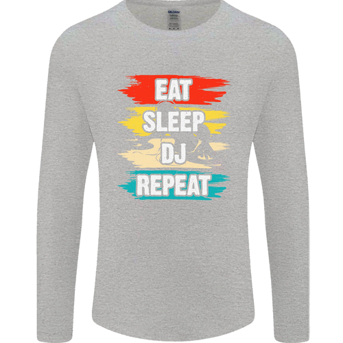 T-shirt "EAT SLEEP DJ CLUBBING IBIZA MUSIC FESTIVAL" - Marque Fruit Of The Loom - Neuf