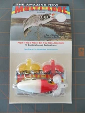 Vintage Mint in Package Multi-Lure 5 Piece Set - Red Head - 3 inch
