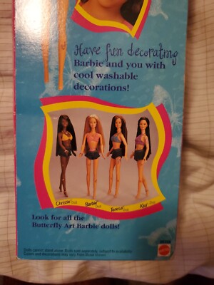 Barbie Décalcomanies 20359 De 1998 - Boîte D'origine Jamais Ouverte, Vintage Mattel