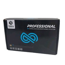 Debra Wireless Microphone System Audio Dual Cordless Dynamic Handheld Mic - Read