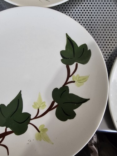 Blue Ridge Southern Potteries Vintage Set Of 4 Dinner Plates Floral 9.5" - Picture 7 of 7