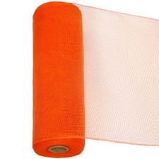 Mesh Ribbon Deco Mesh 10 inch x10 Yard Orange