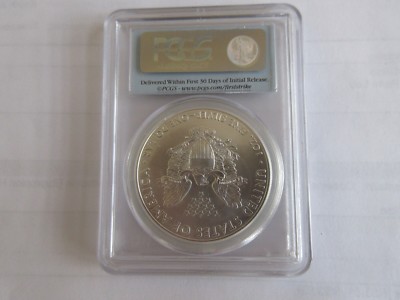 2011 Eagle , One Dollar , PCGS MS70 25th Anniversary First Strike