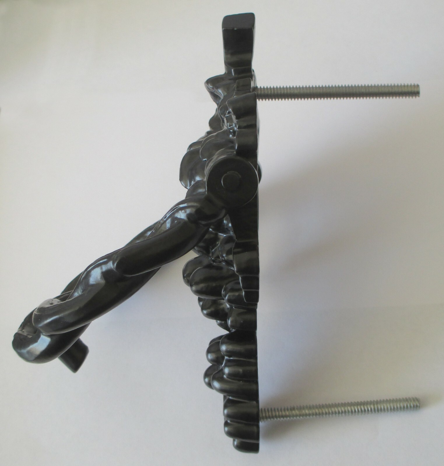 Black Cast Iron Door Knocker Antique Rustic Country Contemporary Door