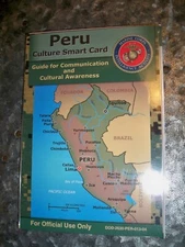 Kwikpoint Peru Culture Smart Card Guide Visual Language Translator communicate