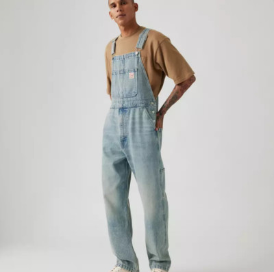 BEST PRICE LEVI'S Red Tab Men's Overalls , Sign Here - Light Wash