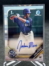 2019 Bowman Chrome Draft JOSHUA MEARS 1st Base Auto