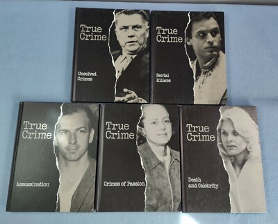 LOT OF 5 TRUE CRIME TIME-LIFE BOOKS HARDCOVER