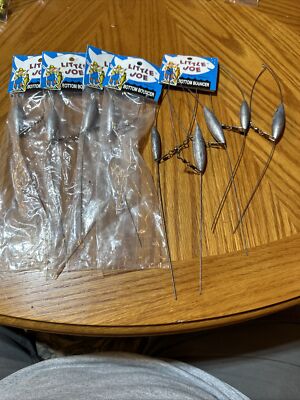9 Assorted Little Joe Bottom Bouncer Fishing Rigs Weights 5 Out Of Packaging