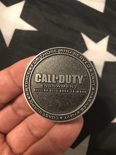 Moneda de desafío de videojuegos Call of Duty Black Ops militar exclusiva para Xbox *RARA - Imagen 2 de 6