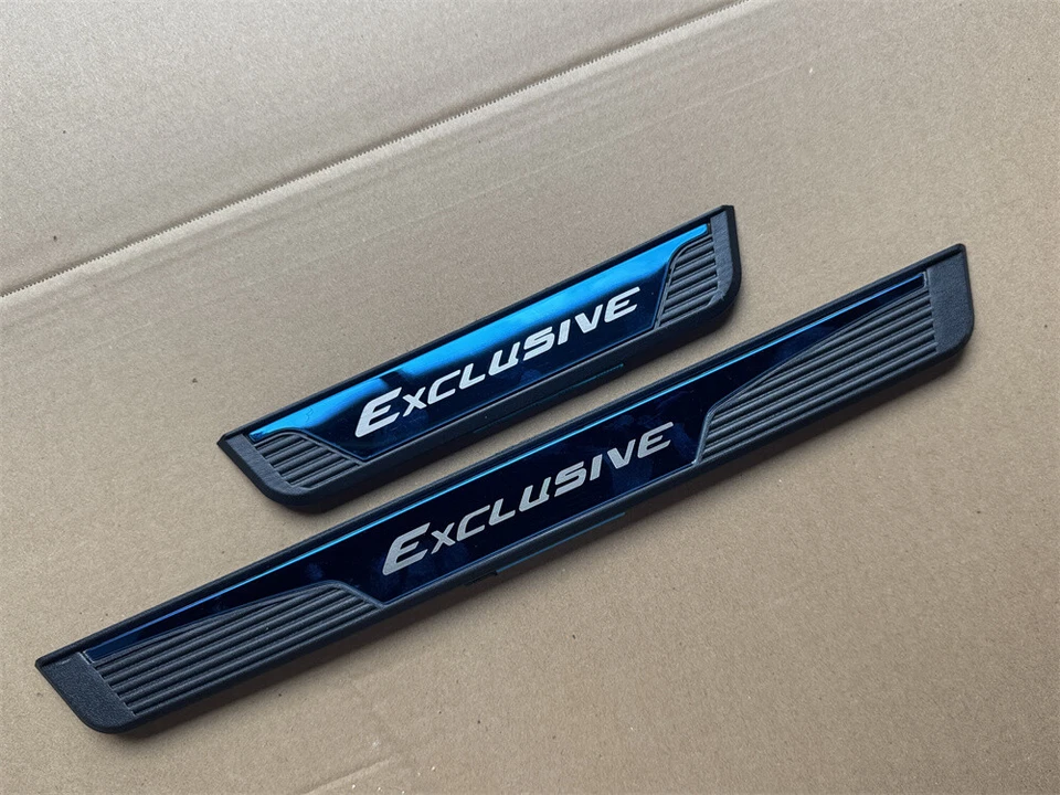 Protector de placa de desgaste de umbral de puerta para Nissan Pathfinder exclusivo acero inoxidable 4x Foto 3 de 4