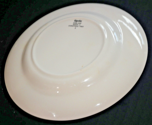 Spode Christmas Tree salad or dessert plate S3324 S Made in England Two (2) - Picture 3 of 4