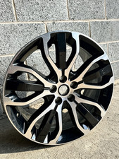 GENUINE RANGE ROVER SPORT 21" INCH DK62-1007 BLACK/DIAMOND CUT ALLOY WHEEL X1