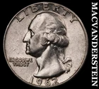 1962 Silver Washington Quarter-Scarce Better Date No Reserve #i3091