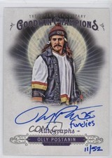 2018 Goodwin Champions Inscribed 11/52 Olly Postanin (Hockey Quotes) Auto c6t