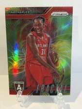 2024 Panini Prizm WNBA Fractal #15 Tina Charles Red Prizm /99