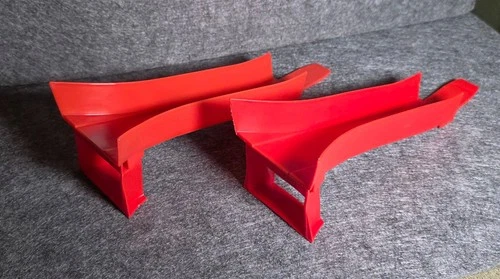 Vintage Hot Wheels Track Part - Jump Ramp with Bases