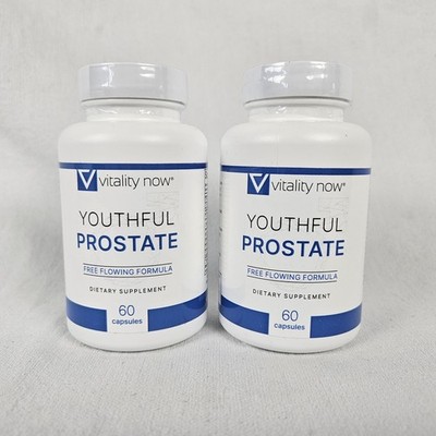 Vitality Now Youthful Prostate Saw Palmetto for Men with Panax Gins 2pk 07/2026