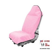 Waterproof Car Towel Seat Cover, Sweating Non-Slip Premium Pink, 1pc, Front