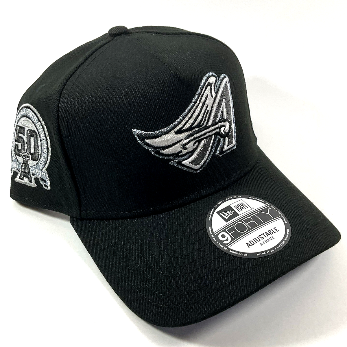 New Era Anaheim Angels Exclusive Blk Ice Blue UV 9FORTY A-Frame