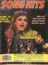Song Hits Magazine October 1985 Madonna Bon Jovi Eric Clapton Crystal Gayle