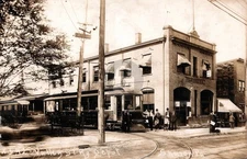 Sharon PA c1910 Valley St Trolley Depot Leiter RPPC Photo Postcard COPY