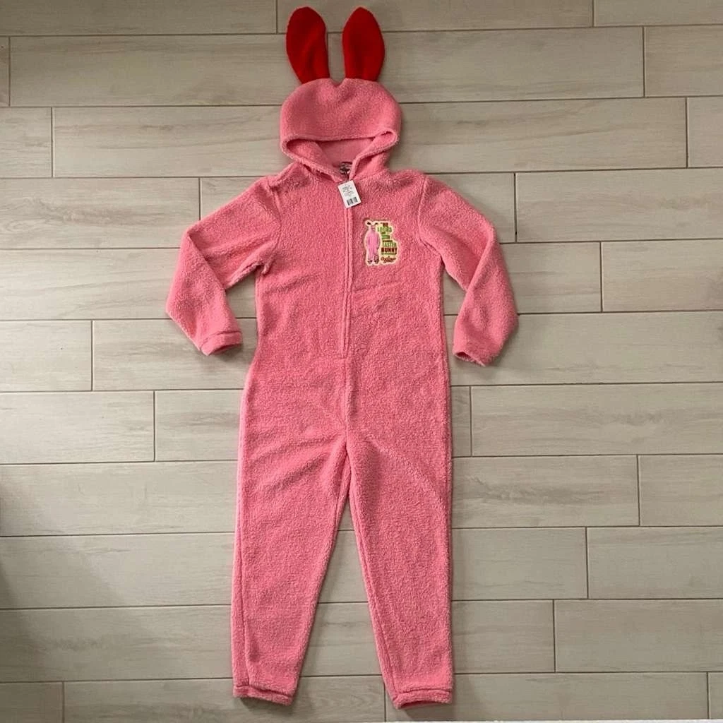 Intimo A Christmas Story Pigiama Con Cappuccio Da Coniglio Rosa – Taglia L/XL Uomo - 5