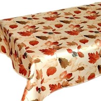Tischdecke Herbst Tafeltuch Pflegeleicht 130X160 KüChentischdecke BläTter Stoff
