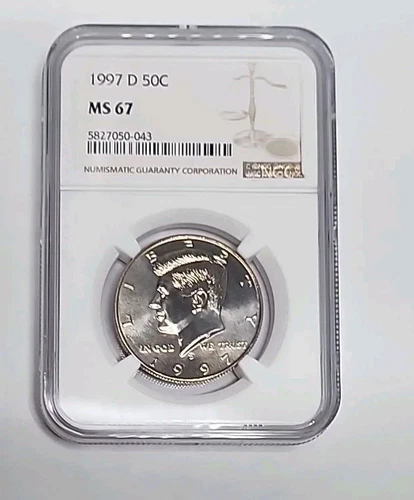 1997-D Kennedy Half Dollar MS67 NGC 