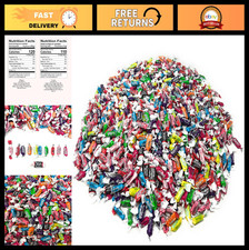 Bulk Party Candy Mix 11 lbs - Soft Chewy Taffy, Chocolate, Frooties, Assorted Fl