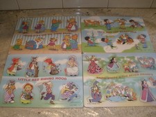 LOT OF 4 NEW SEALED FOREVER TOYS 2003 PUZZLES GOLDILOCKS RED BEANSTALK SNOW WHIT