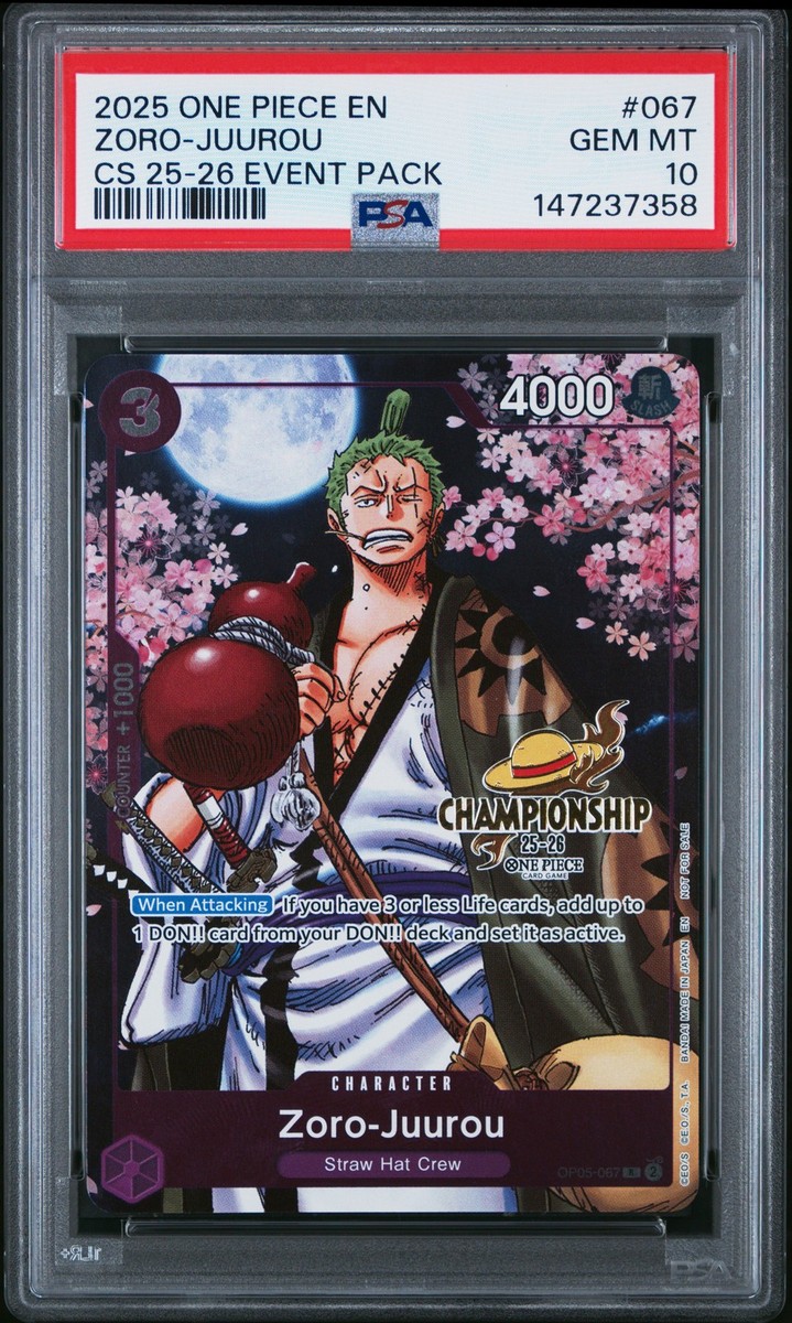 Zoro-juurou 067 One Piece Championship 2025-26 Event Pack One
