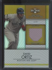 2012 Topps Triple Threads Baseball David Ortiz #TTUR-293 Unity Relics Gold /9