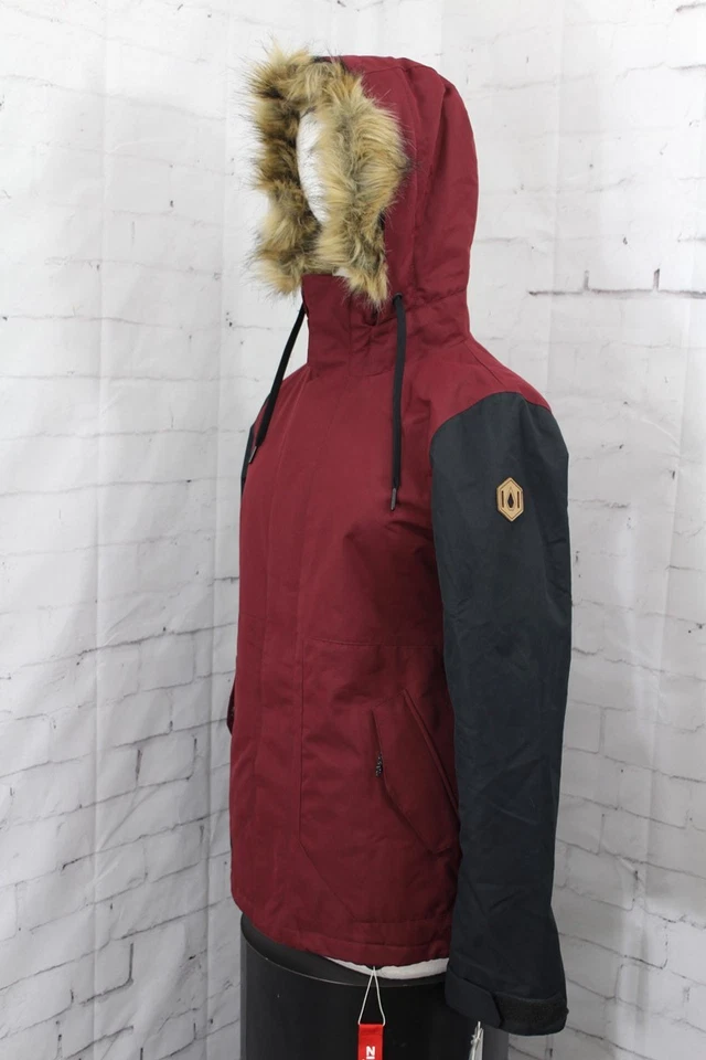 Volcom Fawn Insulated Snowboard Jacket, Womens' Extra Small/XS, Scarlet New - Image 2 of 4