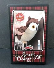 The Original Fun Workshop Owl Plush Computer / Mobile Phone Screen Cleaner Kit