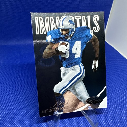 2012 Panini Certified Lions Herman Moore Immortals Insert /999 #180 - Picture 2 of 4