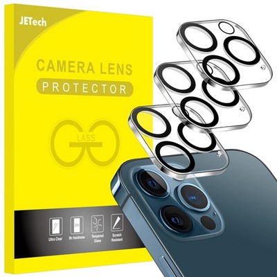 Camera Lens Protector for iPhone 12 Pro Max 6.7-Inch, 9H Tempered Glass, 3-Pack