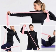 Stretch Resistance Bands Exercise Pilates Training Yoga Aerobic GYM Home Workout
