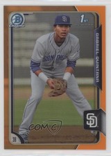 2015 Bowman Chrome Prospects Orange Refractor 23/25 Gabriel Quintana #BCP65 0a3