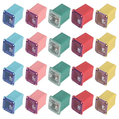 Jcase FMX Sicherungen Sortiment 20 Flosser Low Profile Fuse Female Maxi Fuse Mini Aut - Bild 1 von 4